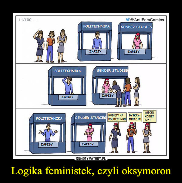 Logika feministek - studia politechnika