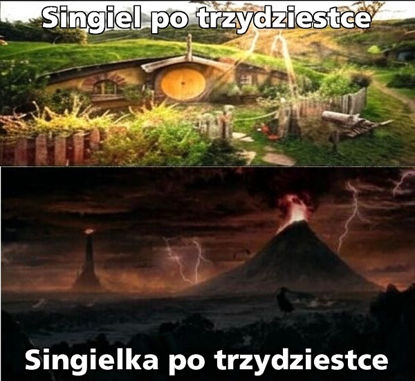 Singiel po trzydziestce vs Singielka po trzydziestce