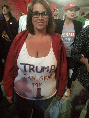 Trump can grab my pussy
