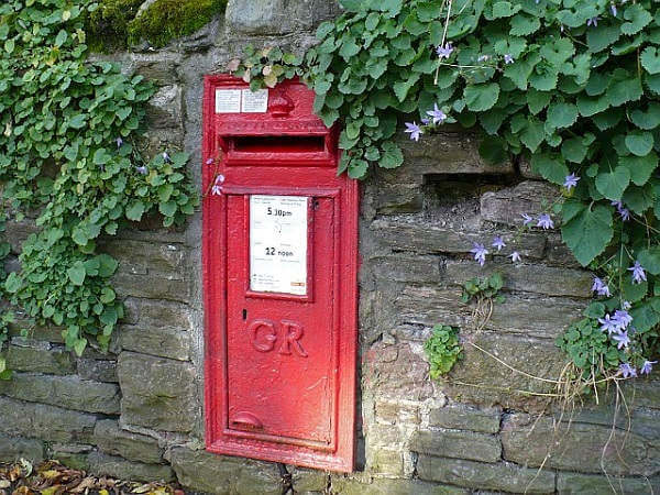 Skrzynka pocztowa w Newport w Walii