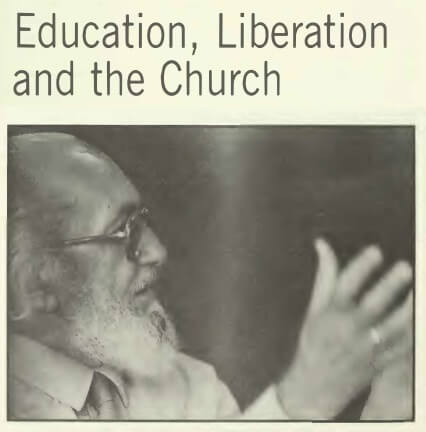 Edukacja, Wyzwolenie i Kościół - Paulo Freire