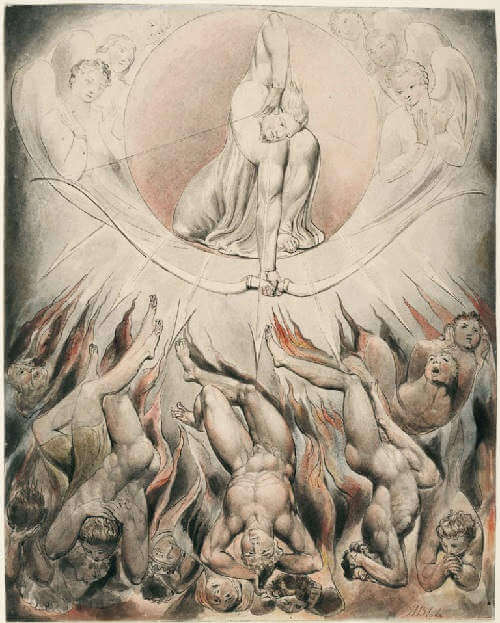 Ilustracja do Raju utraconego Miltona - William Blake