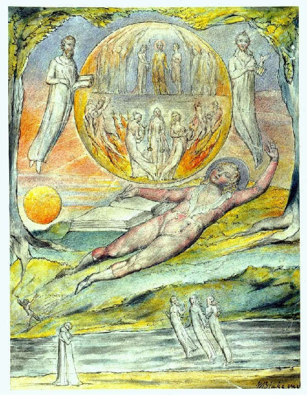 Sen młodego poety (ilustracje do Johna Miltona) – William Blake