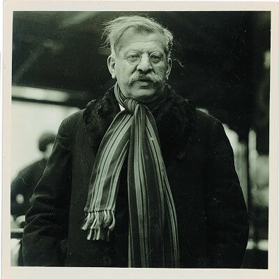 Magnus Hirschfeld, dyrektor Instytutu Badań Seksualnych, na niedatowanym portrecie.