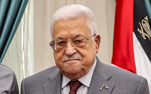 Prezydent Autonomii Palestyńskiej Mahmoud Abbas, 4 sierpnia 2023 r.