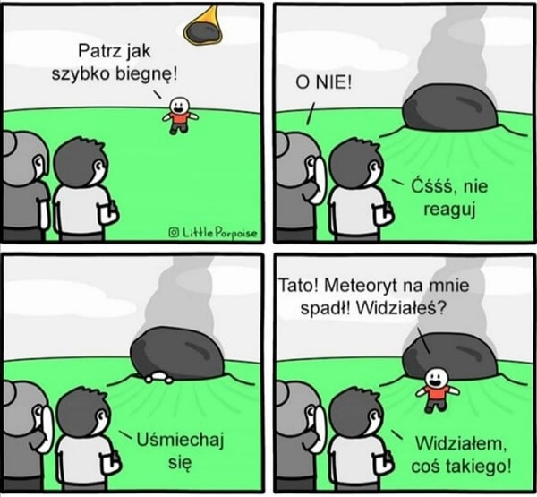 Meteoryt, dziecko i wychowanie