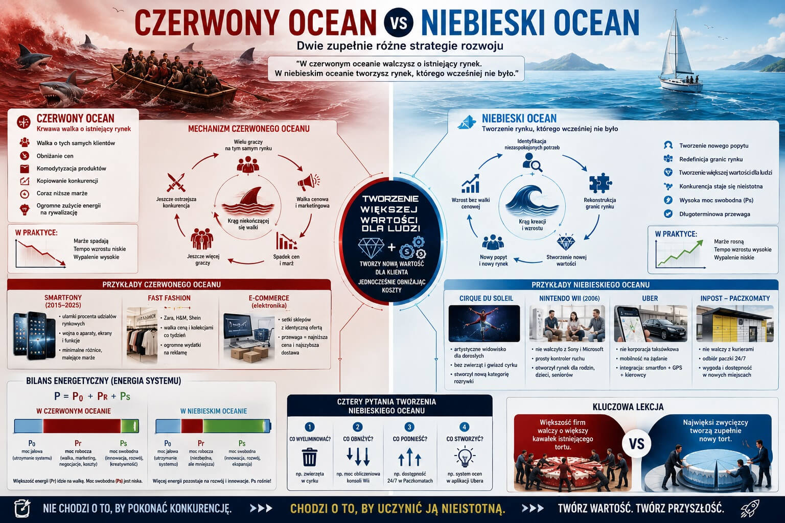 Czerwony Ocean vs Niebieski Ocean