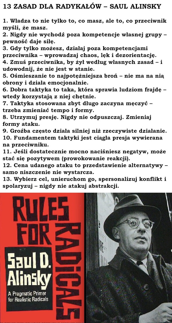 13 Zasad Dla Radykałów – Saul Alinsky