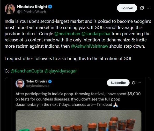 Indie są drugim co do wielkości rynkiem YouTube'a i mają szansę stać się najważniejszym rynkiem dla Google w nadchodzących latach.