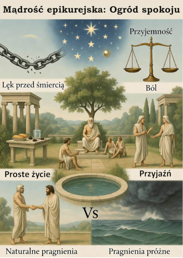 Mądrość epikurejska - Ogród spokoju