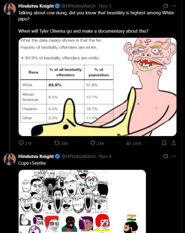 Skoro mowa o krowim łajnie, czy wiesz, że wśród białych ludzi panuje największa bestialskość [zoofilia]