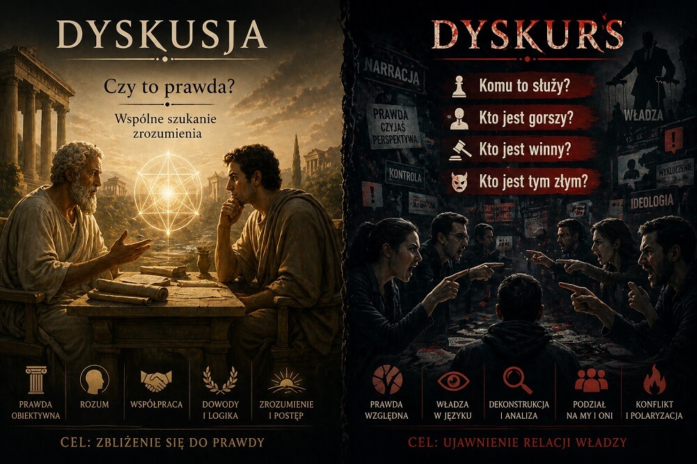 Dyskusja vs Dyskurs