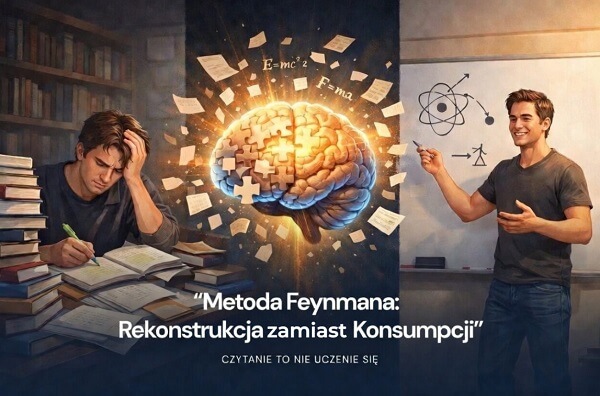 Metoda Feynmana: Rekonstrukcja zamiast Konsumpcji - czytanie to nie uczenie się