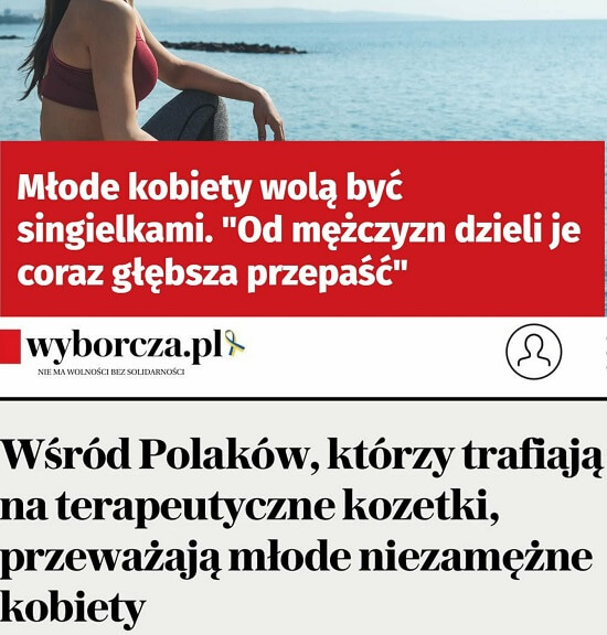Młode kobiety wolą być singielkami - Od mężczyzn dzieli je coraz głębsza przepaść