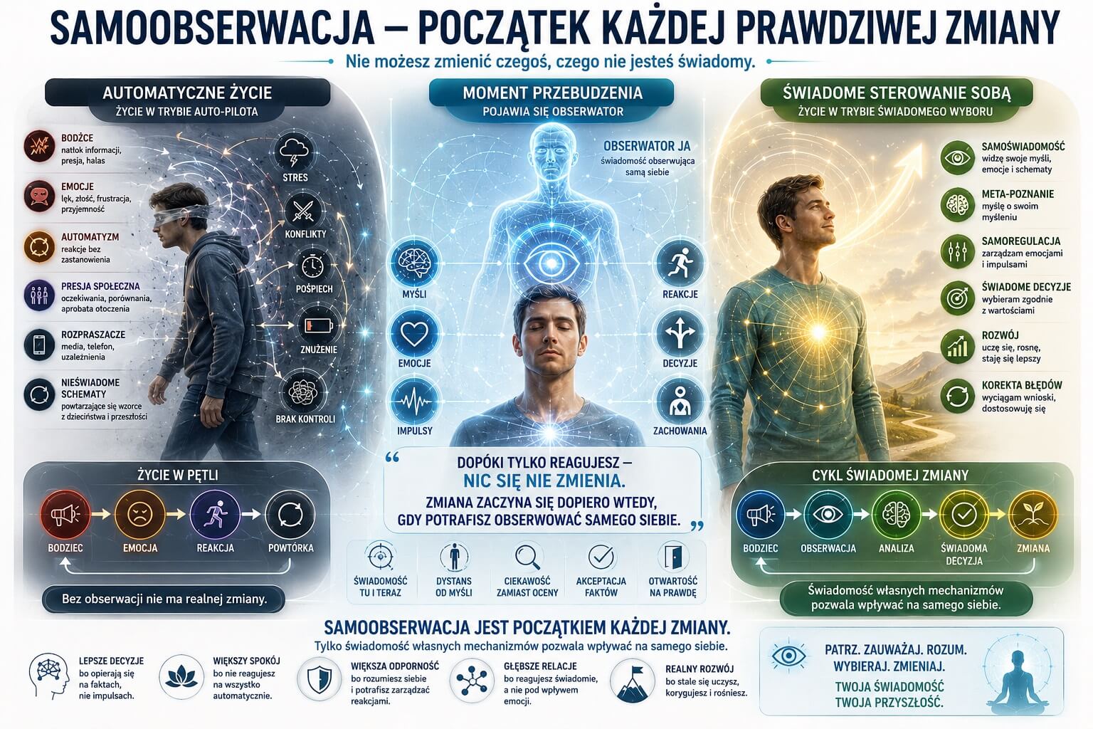 Samoobserwacja - Początek Każdej Prawdziwej Zmiany