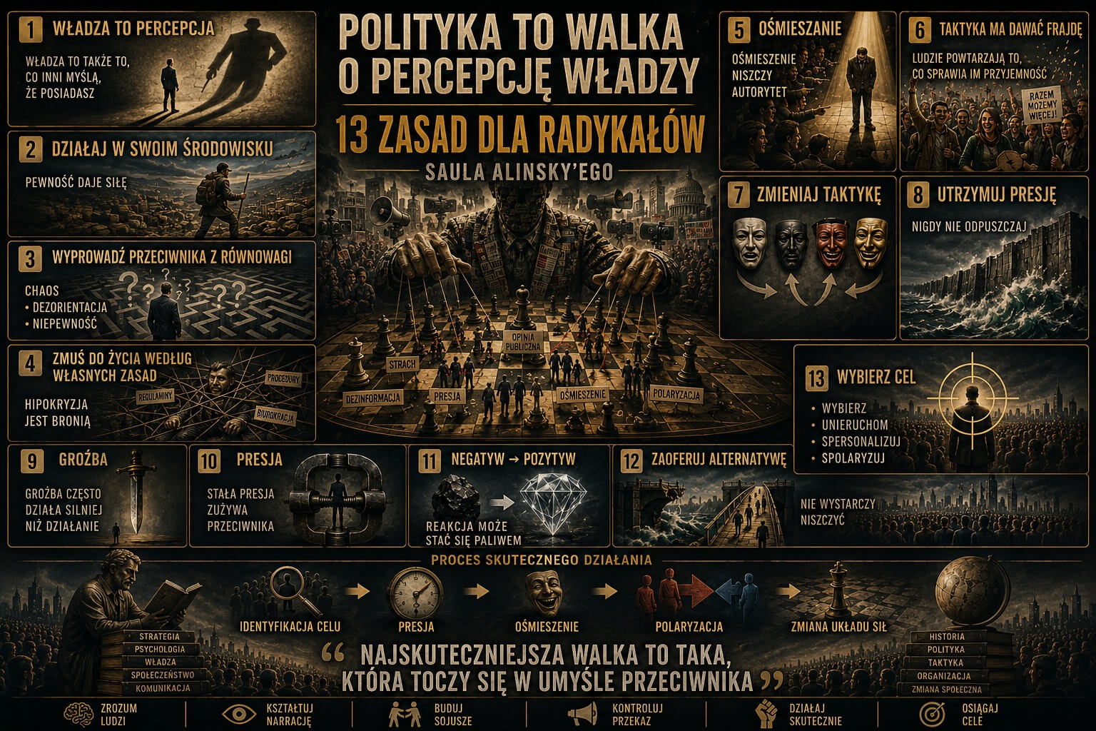 13 Zasad Dla Radykałów – Saul Alinsky
