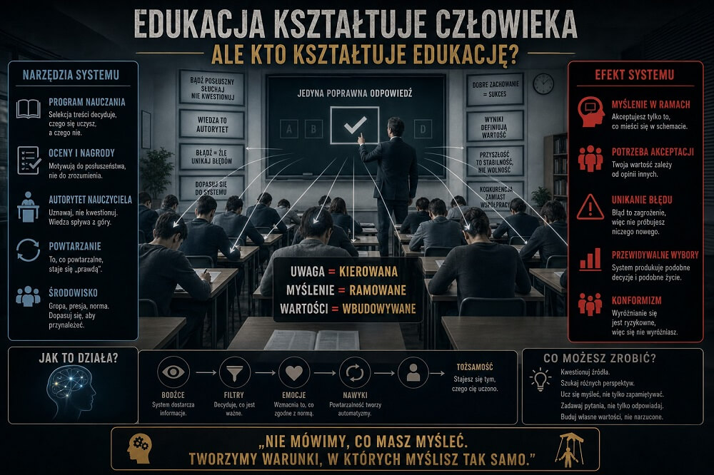 Edukacja kształtuje człowieka ale kto kształtuje edukację