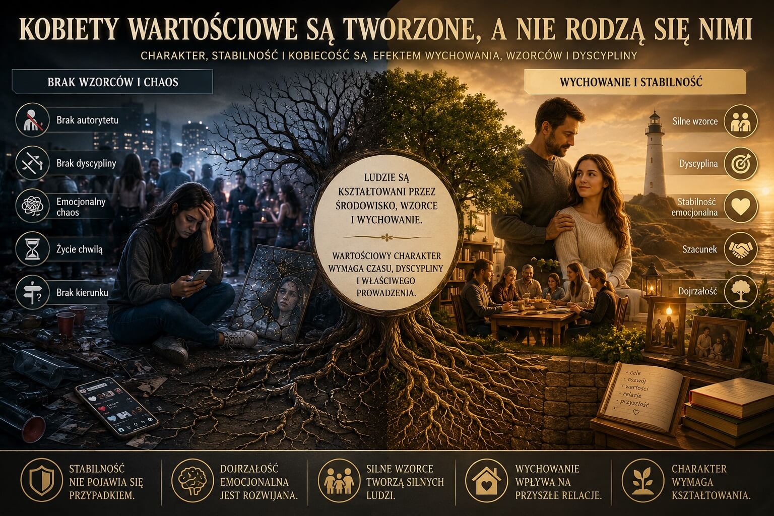 Kobiety wartościowe są tworzone, a nie rodzą się nimi