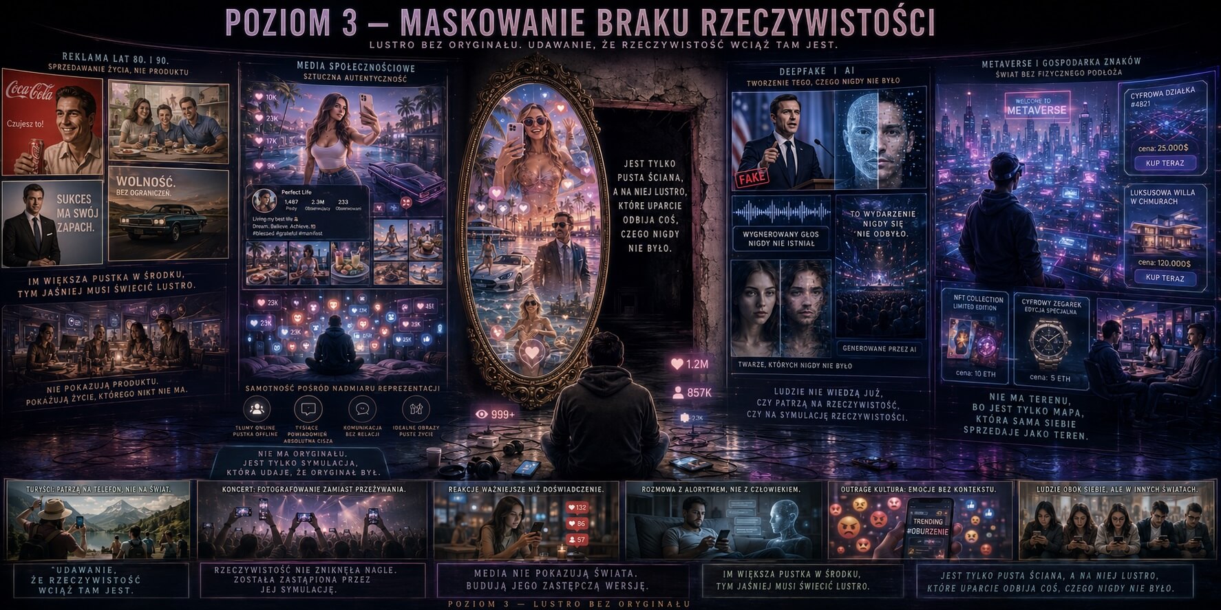 Poziom 3 — Maskowanie braku rzeczywistości