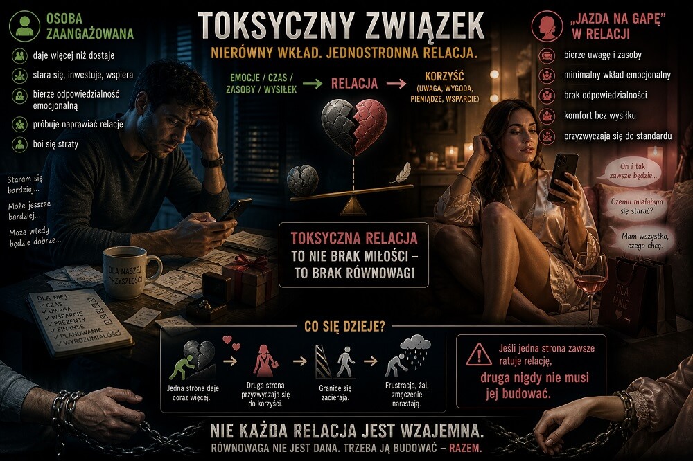 Toksyczny związek - racjonalna świnia