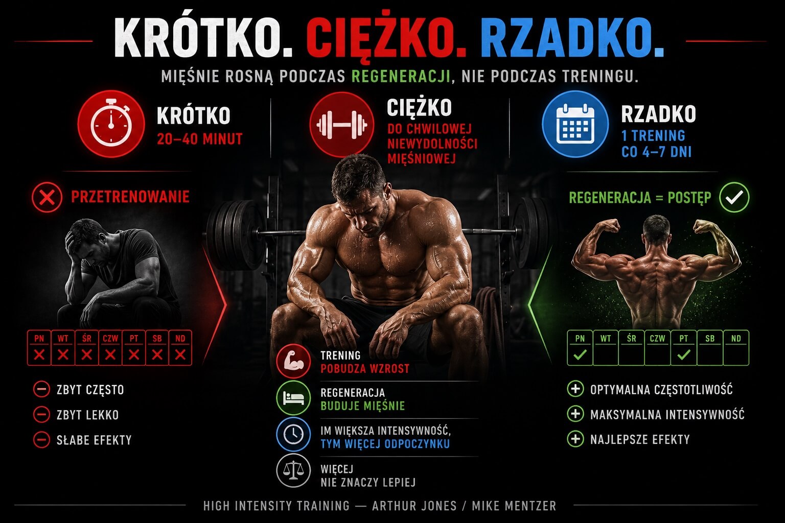 Trening Wysokiej Intensywności - Krótko. Ciężko. Rzadko