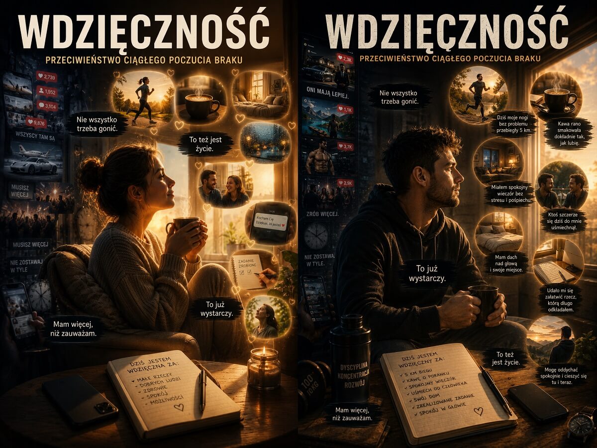 Wdzięczność - antidotum na lęk przed przegapieniem czegoś