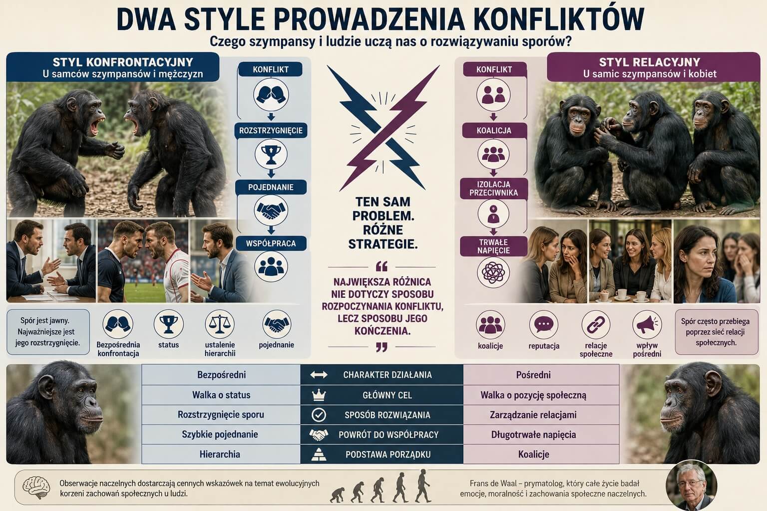 Dwa style prowadzenia konfliktów