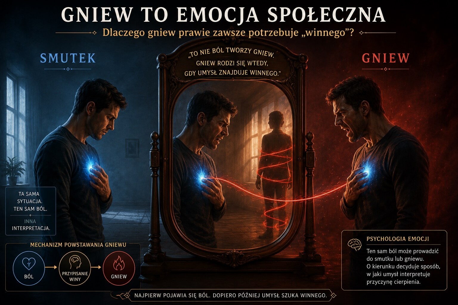 Gniew jako emocja społeczna. Dlaczego gniew prawie zawsze potrzebuje „winnego”
