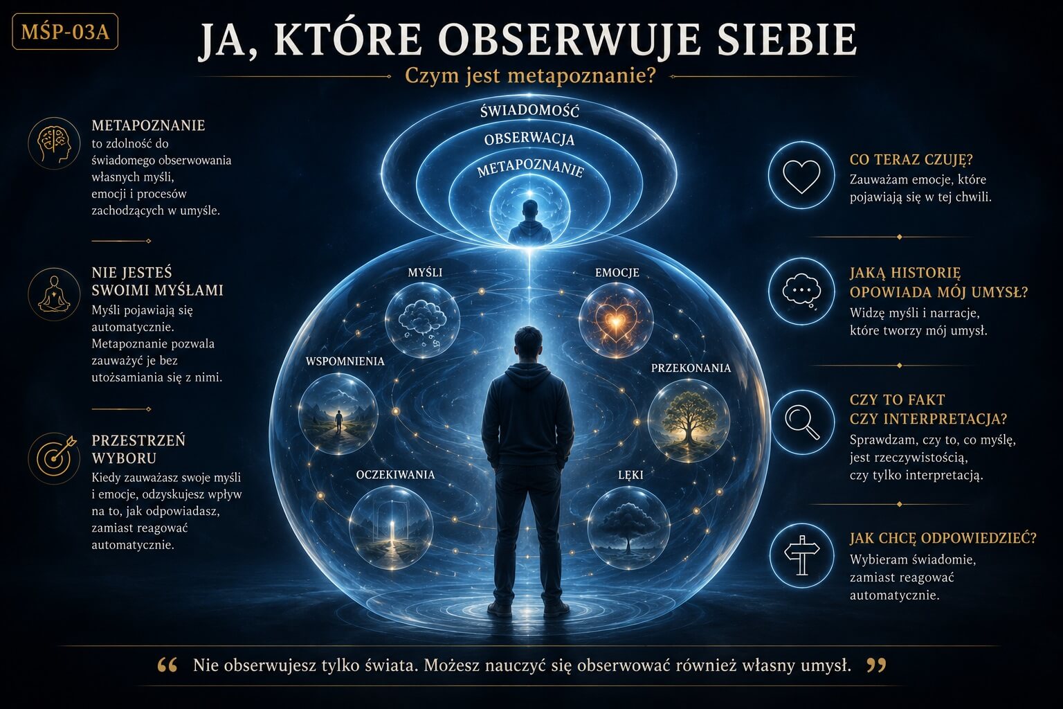 Model Świadomej Reakcji 3A - Ja które obserwuje siebie