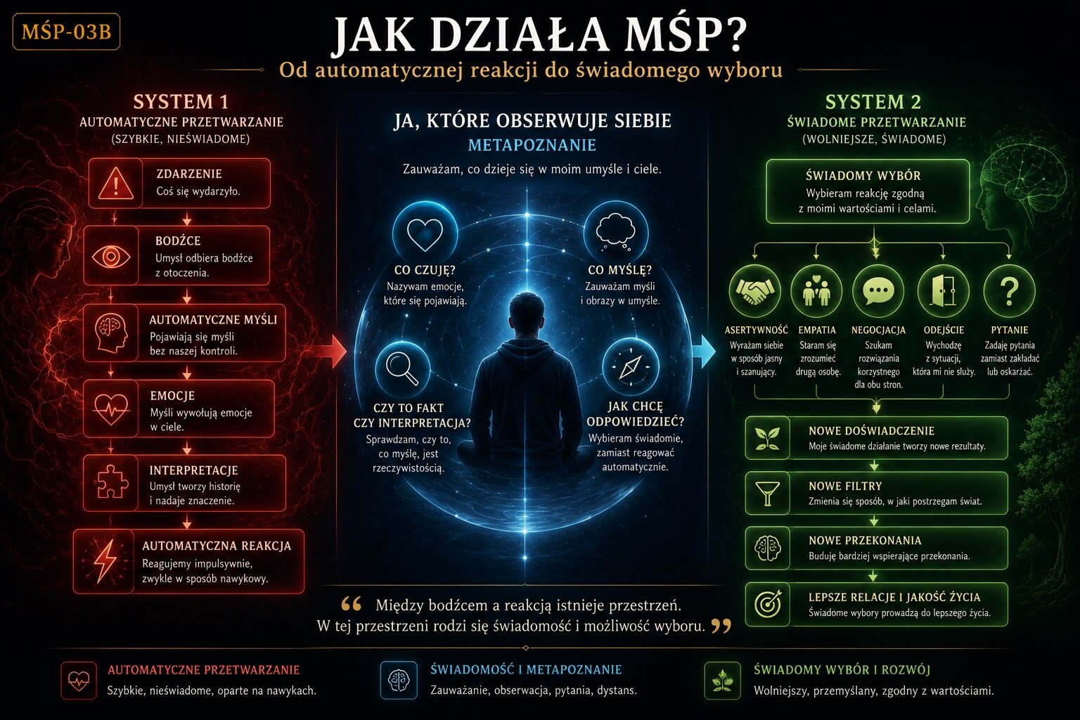 Model Świadomej Reakcji 3B- Jak działa MŚP