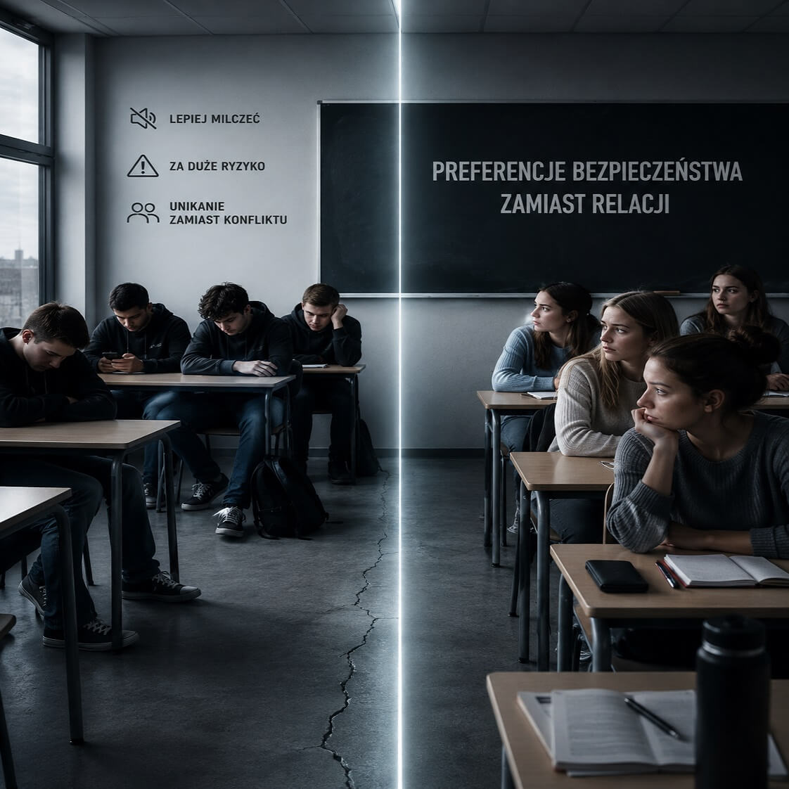 Pokolenie asekuracji: Kiedy ryzyko społeczne staje się zbyt wysokie