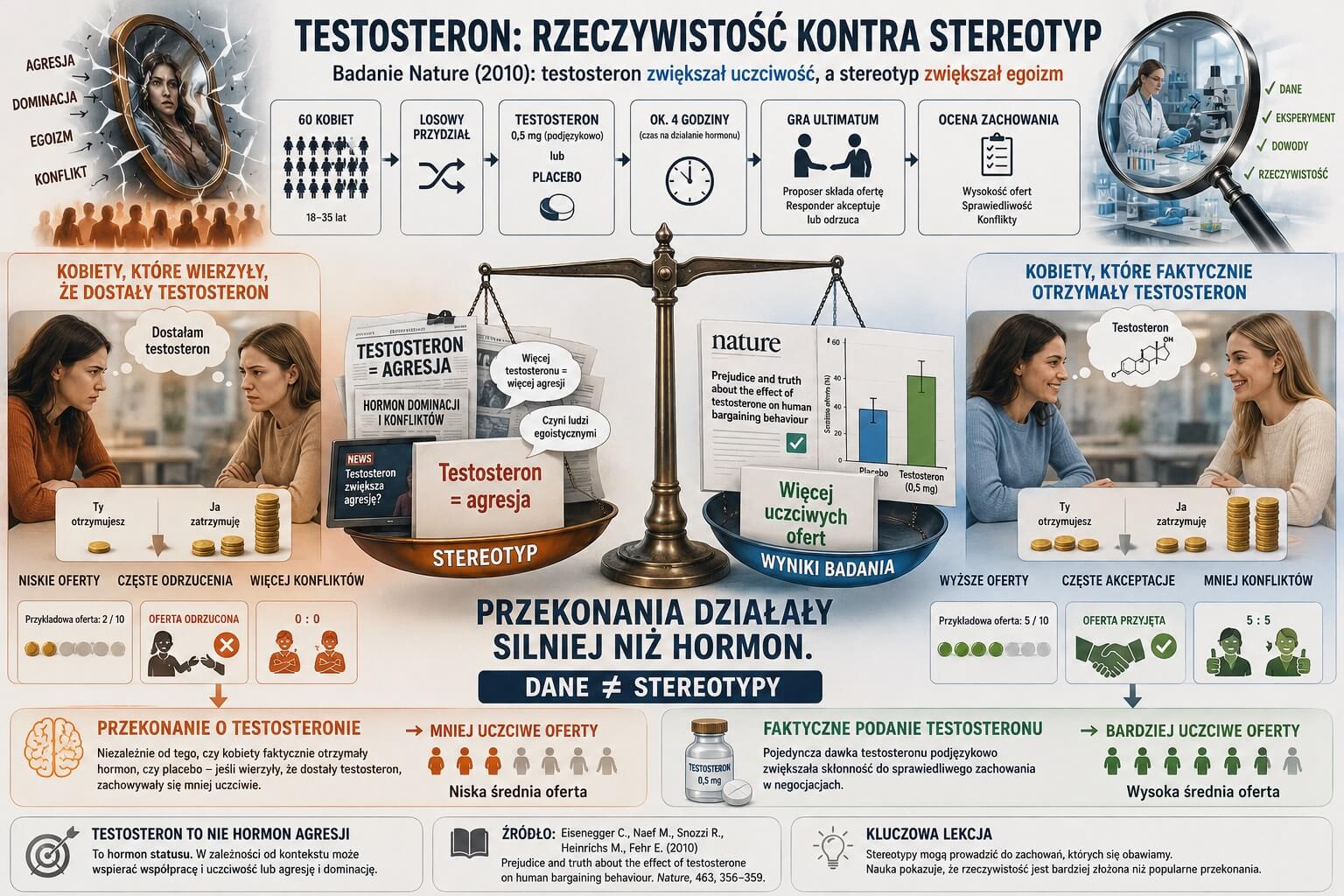 Testosteron, uprzedzenia i negocjacje