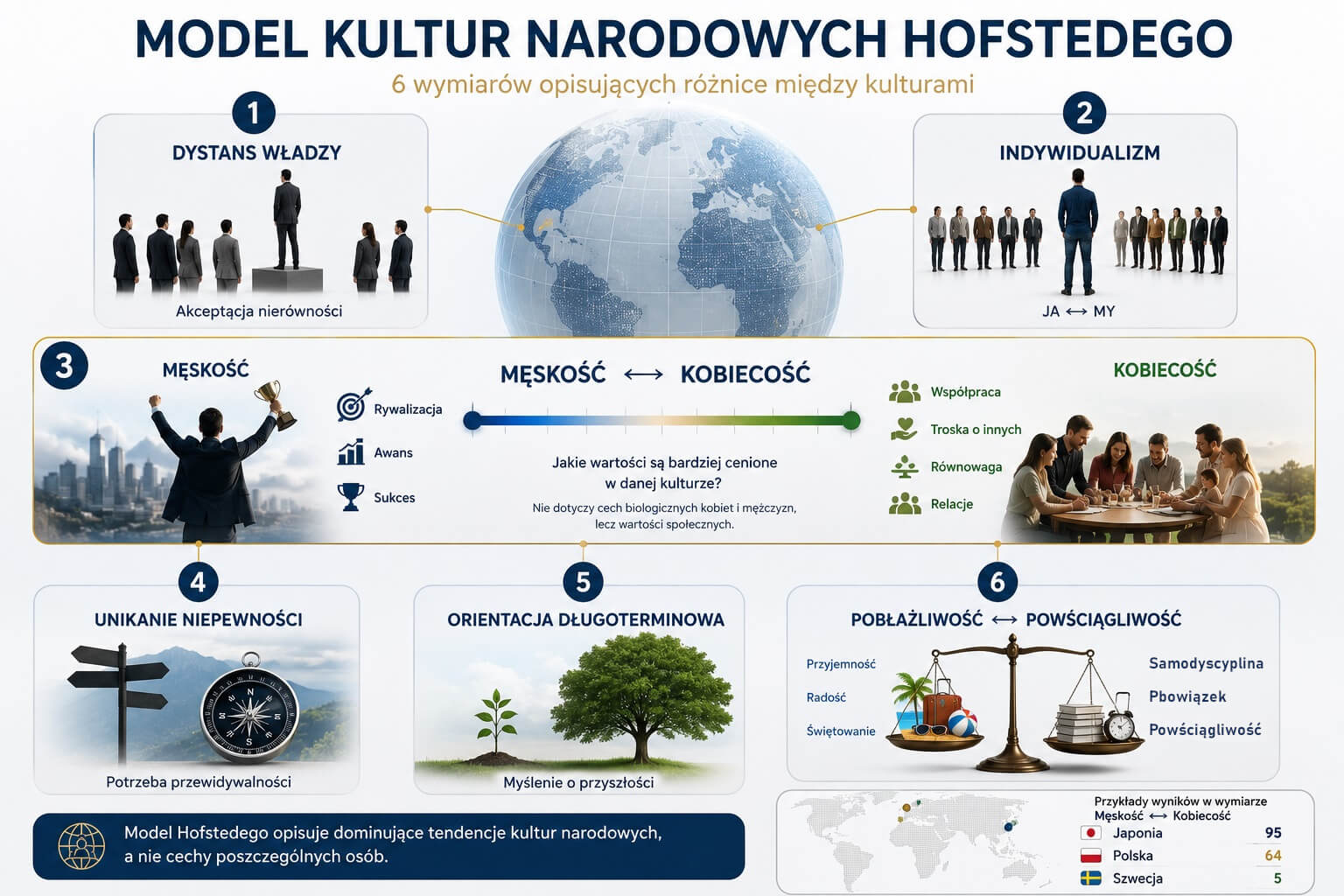 Co to jest model Hofstedego i wymiar Męskość vs Kobiecość