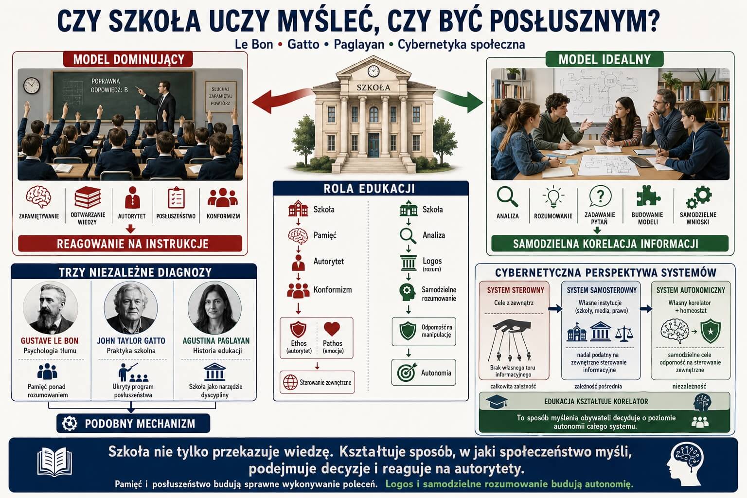 Czy szkoła uczy myśleć, czy być posłusznym