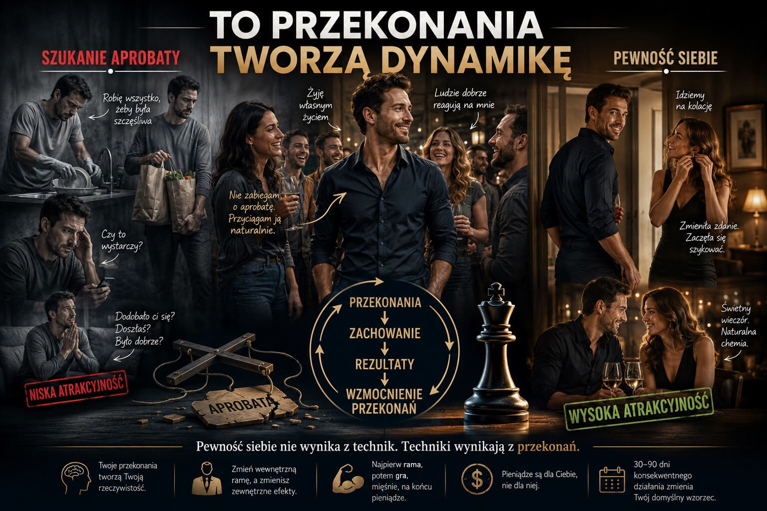 Karta seksu to Rama Mentalna. To przekonania tworzą, tworzą dynamikę