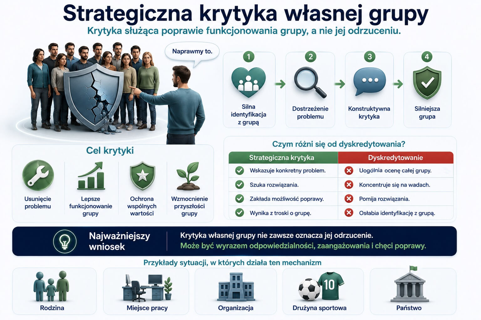 Strategiczna krytyka własnej grupy