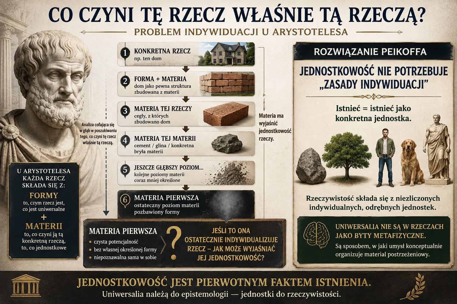 Co czyni tę rzecz właśnie tą rzeczą - Uniwersalia i Indywidualizacja u Arystotelesa
