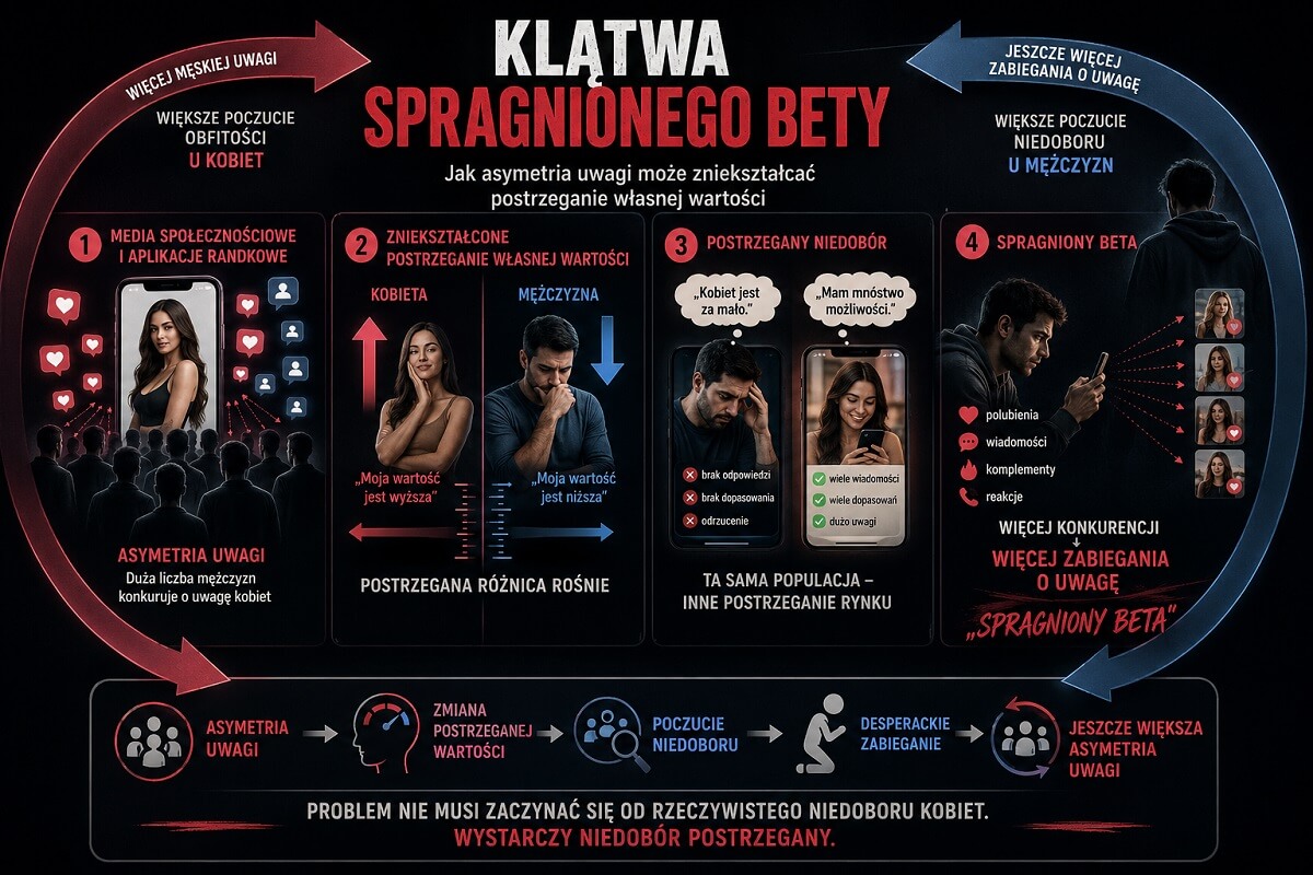 Klątwa Spragnionego Bety: dlaczego mężczyźni stają się Spragnionymi Betami?
