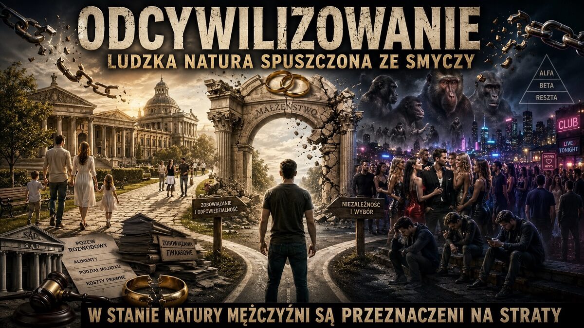 Odcywilizowanie - ludzka natura spuszczona ze smyczy