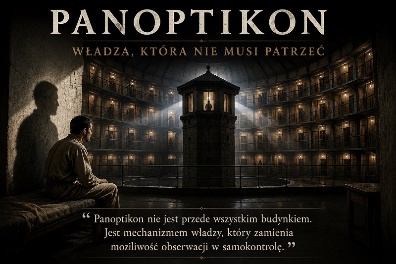 Panoptikon Jeremy’ego Benthama - władza, która nie musi patrzeć