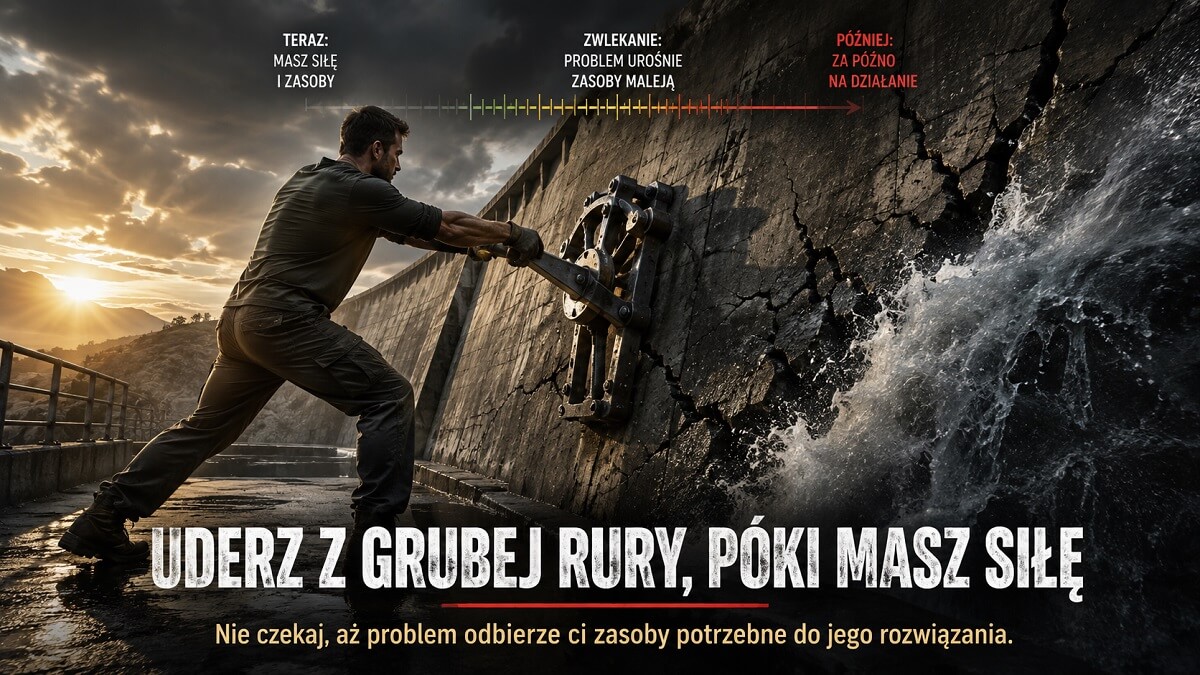 Uderz z grubej rury, póki masz siłę