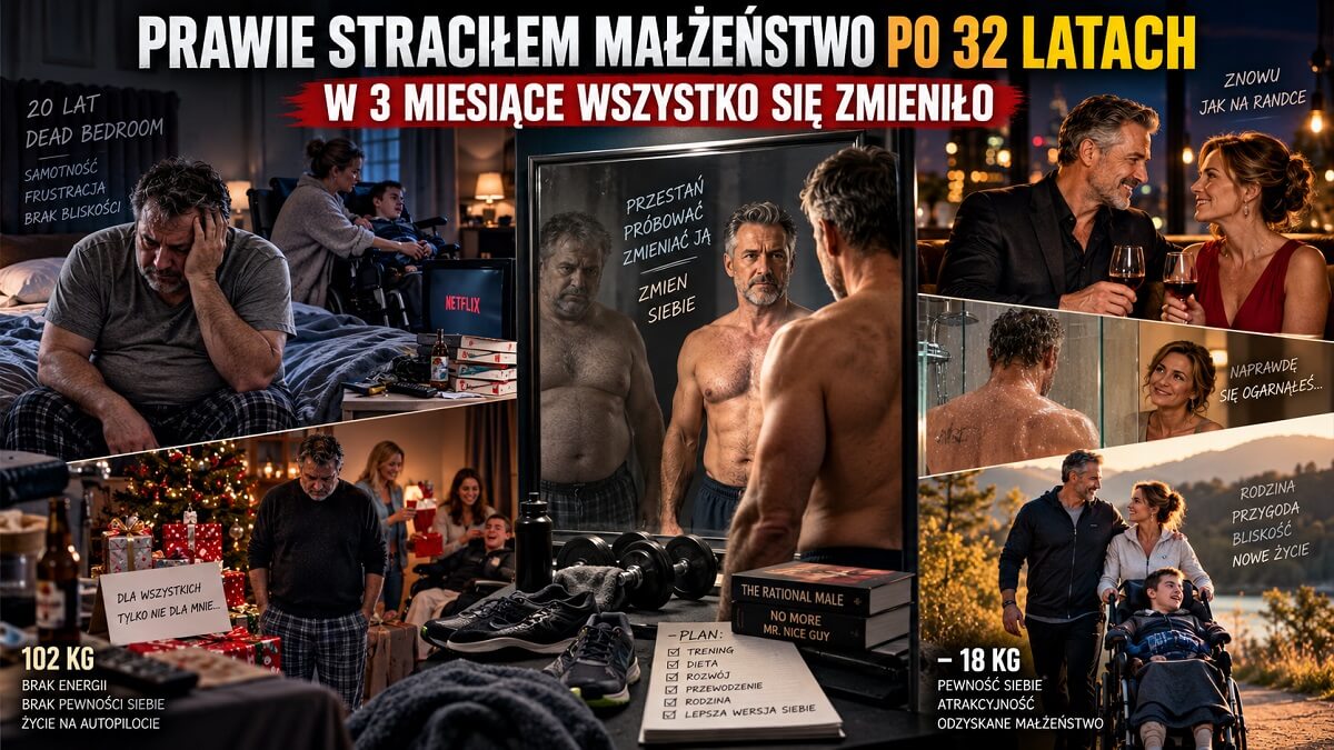 Prawie straciłem swoje 32-letnie małżeństwo, ale w trzy miesiące udało mi się wszystko odwrócić