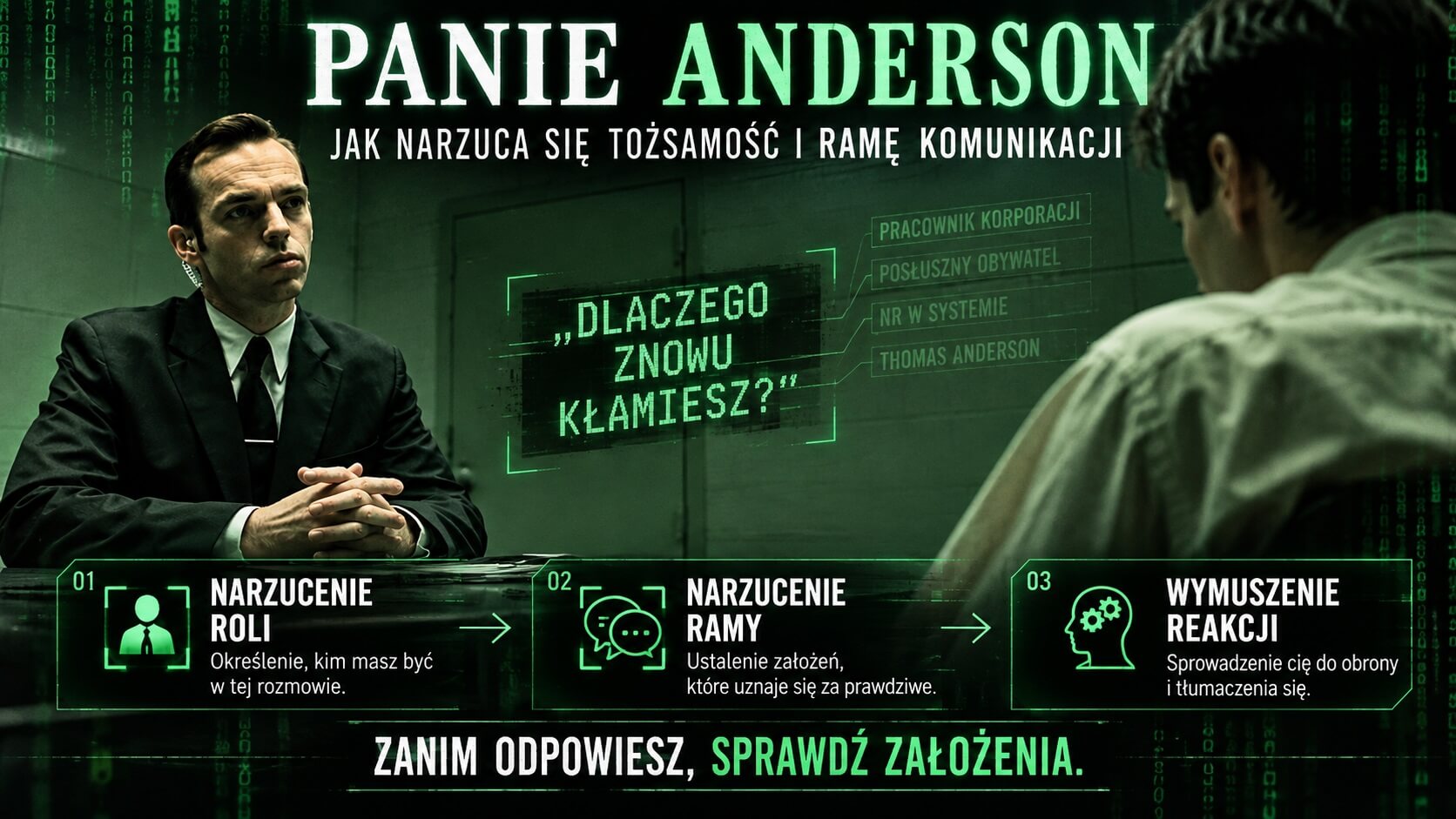  „Panie Anderson” – Jak Narzuca Się Człowiekowi Tożsamość i Ramę Komunikacji