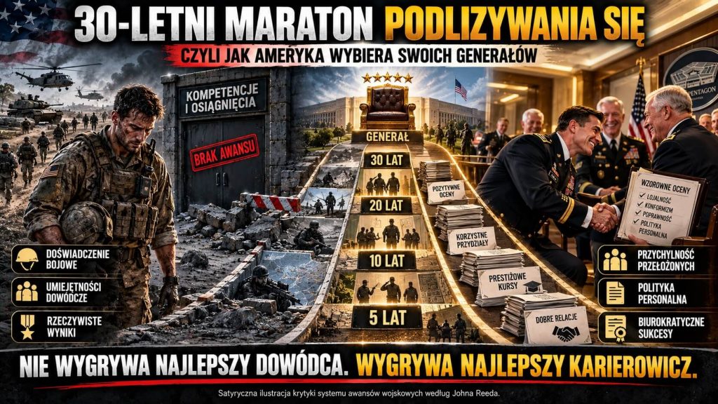 30-letni maraton podlizywania się, czyli jak Ameryka wybiera swoich generałów - John Reed