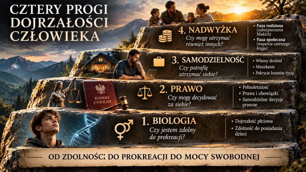 Cztery progi dojrzałości człowieka