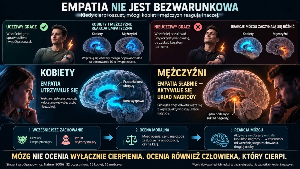 Empatia Nie Jest Bezwarunkowa - Kiedy Cierpi Oszust - Badanie Tani Singer
