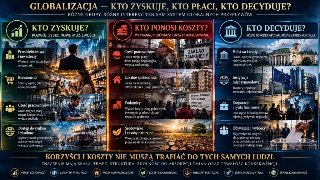 Globalizm - kto zyskuje, kto płaci, kto decyduje