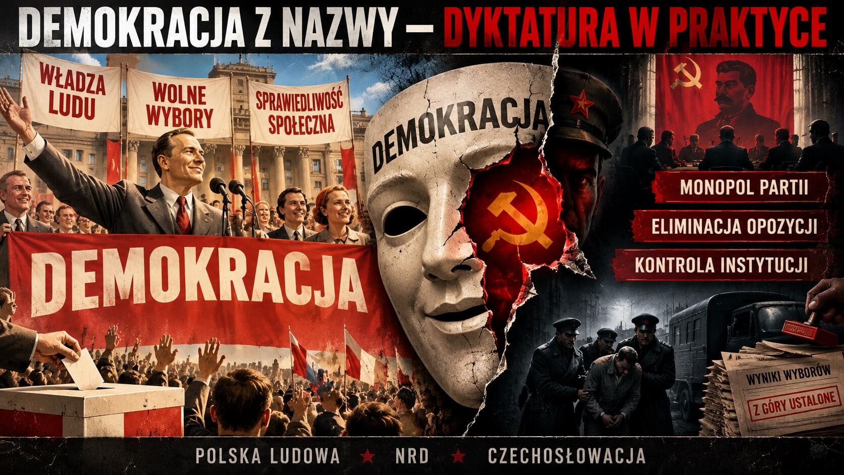 Od dyktatury proletariatu do demokracji ludowej: jak komuniści przejęli język demokracji