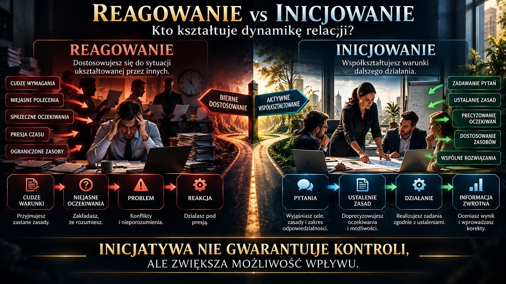 Powiernictwo - reagowanie vs inicjowanie