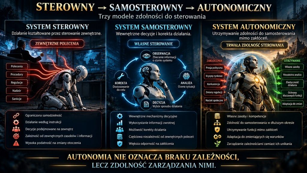 Powiernictwo - system sterowny, samosterowny i autonomiczny